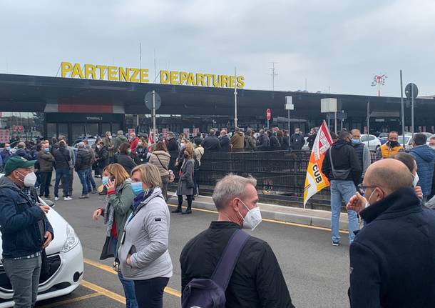 Protesta Airport Handling Malpensa