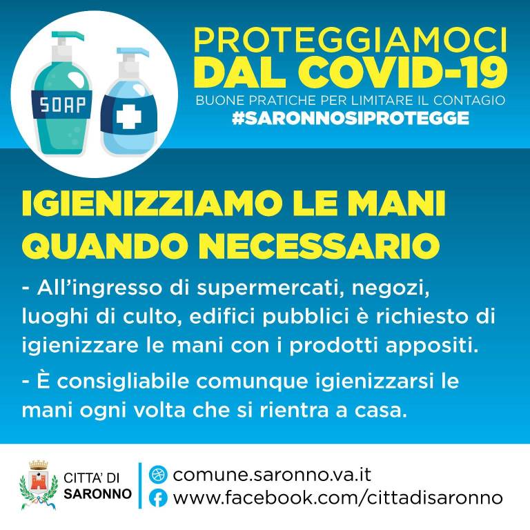 Saronno, la campagna anti Covid arriva in città