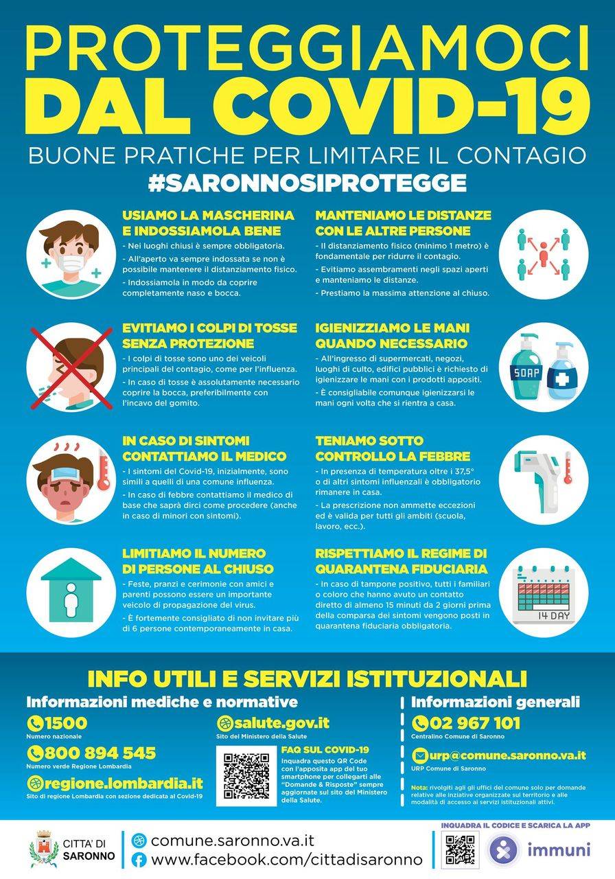 Saronno, la campagna anti Covid arriva in città