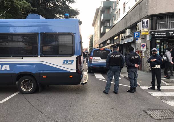 Sgombero della casa occupata in via San Francesco a Saronno