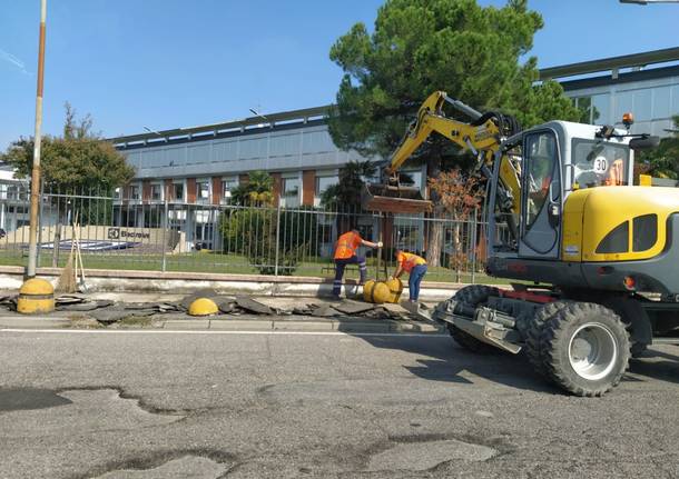 Solaro, via alla rimozione di amianto nella scuola Mascherpa e ai lavori in corso Europa