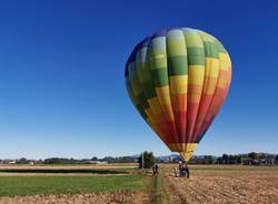 Una mongolfiera nei cieli di Lomazzo