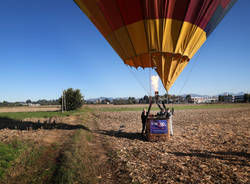 Una mongolfiera nei cieli di Lomazzo