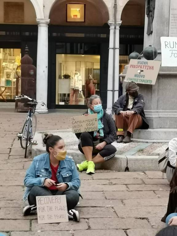 Varese - Manifestazione dei ragazzi di Friday for future - ottobre 2020 - foto di Francesca Marutti
