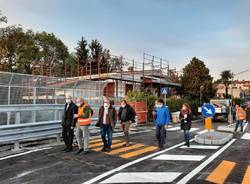 Varese - Riaperto il ponte di via Giordani