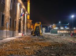 Albizzate lavori piazza