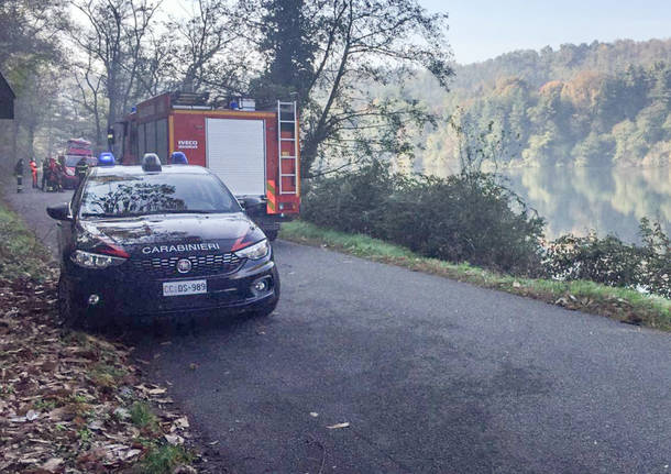 auto caduta nel ticino