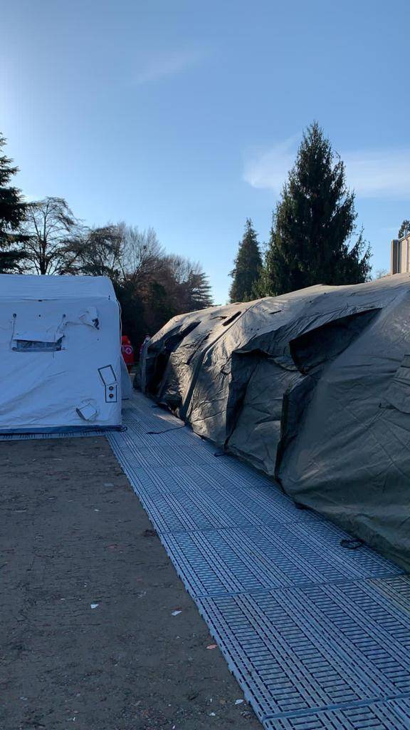 L\'ospedale da campo di Varese