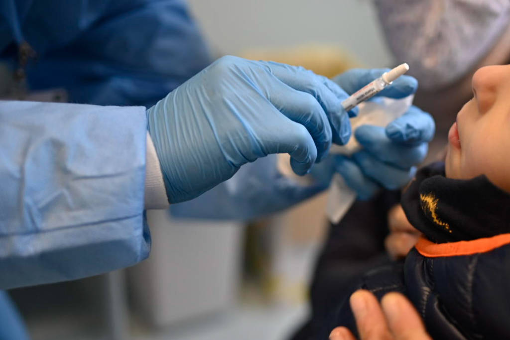 La campagna antinfluenzale per i bimbi