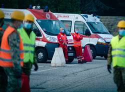 Check point esercito e Areu per pazienti con sintomatologie respiratorie