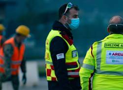 Check point esercito e Areu per pazienti con sintomatologie respiratorie