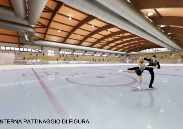 Come sarà il nuovo palaghiaccio - i rendering del progetto definitivo