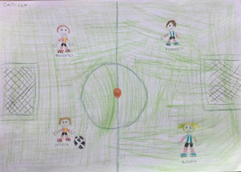 Disegni dei piccoli amici Olimpia calcio