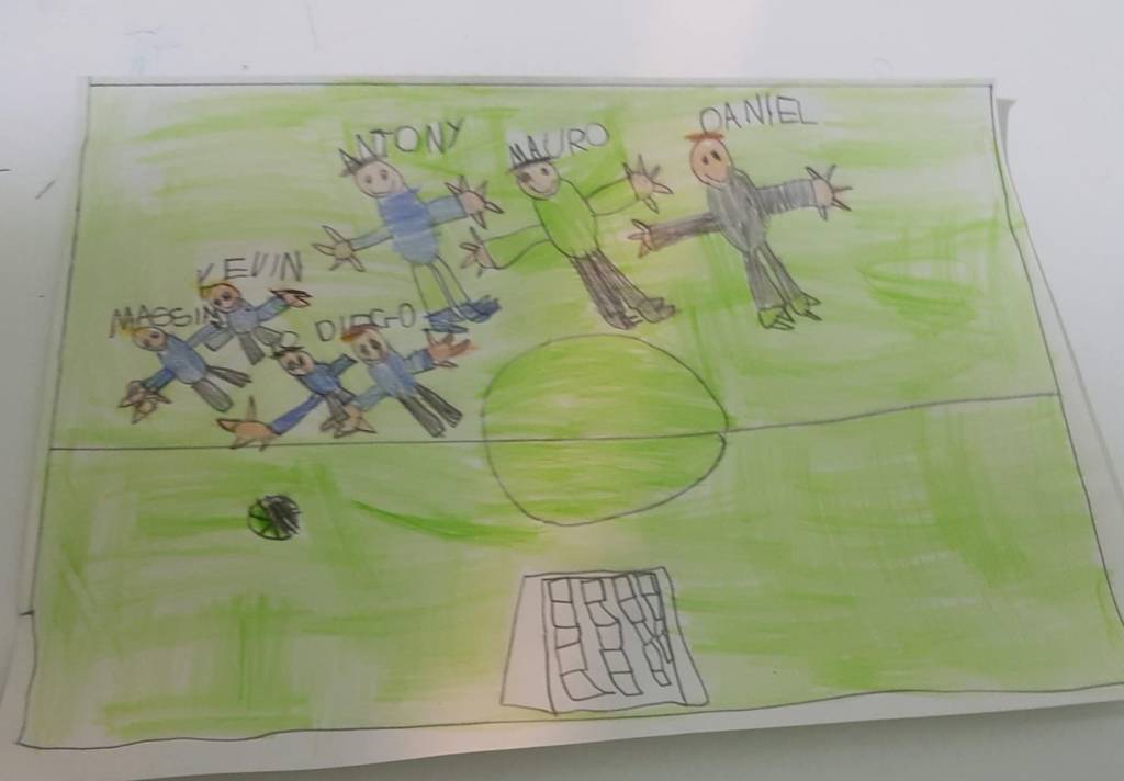 Disegni dei piccoli amici Olimpia calcio