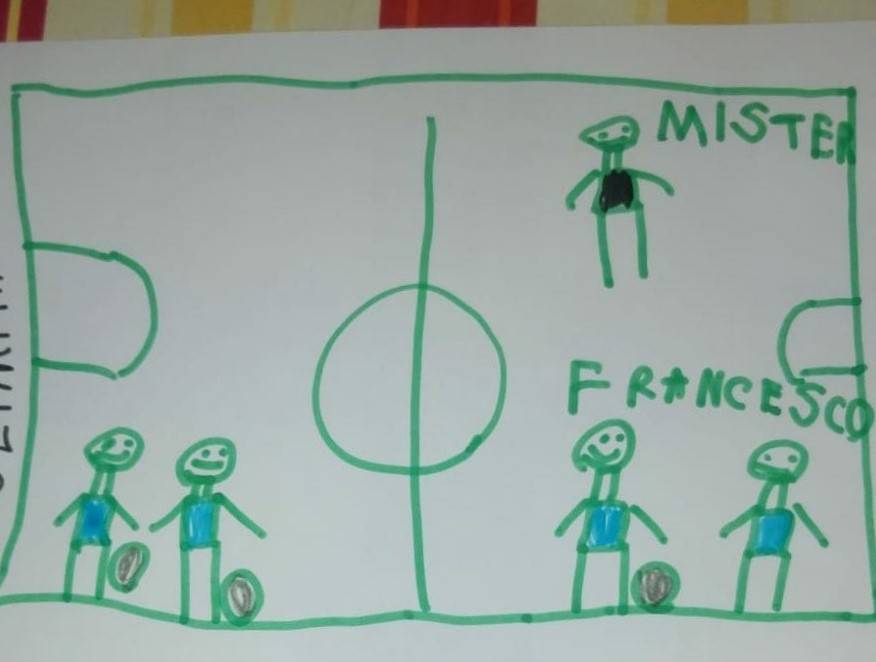 Disegni dei piccoli amici Olimpia calcio