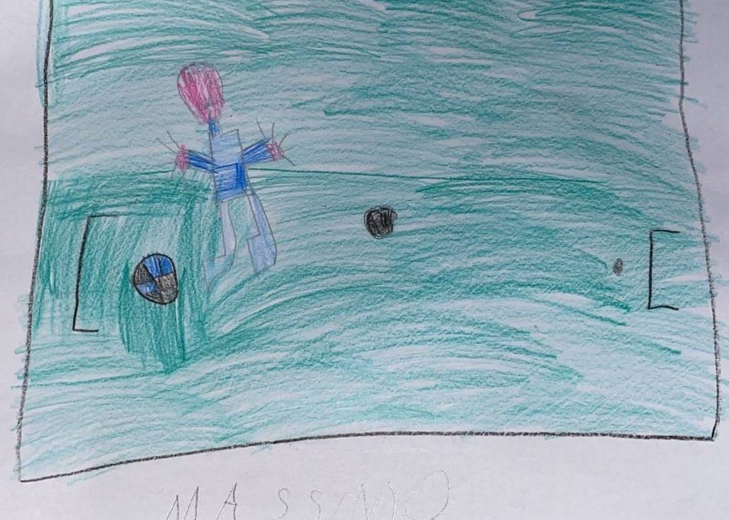 Disegni dei piccoli amici Olimpia calcio