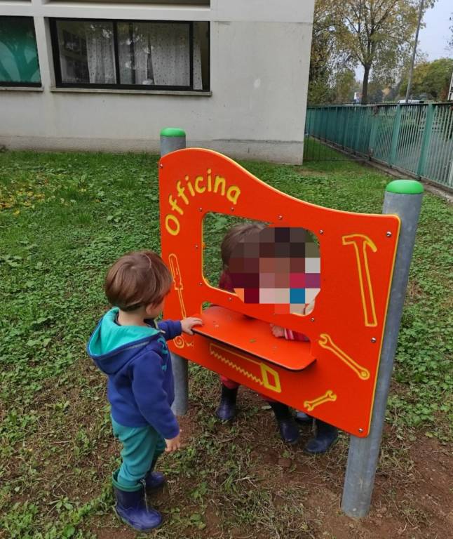 Garbagnate, nuovi giochi nelle scuole materne e nel nido di via Bolzano