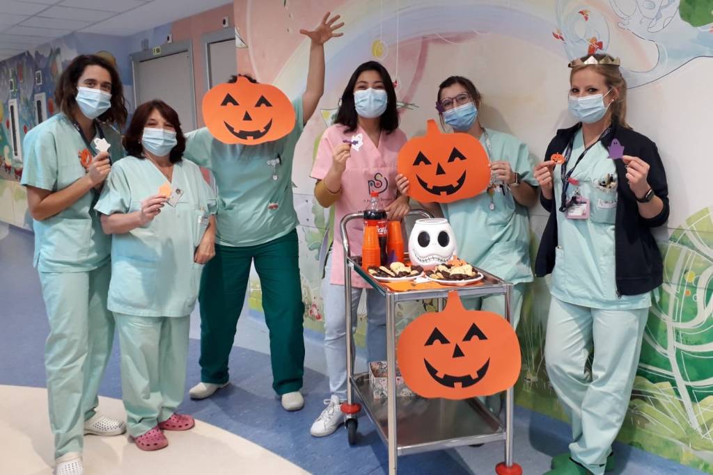 Il Ponte del Sorriso, una festa di Halloween per i bimbi ricoverati in ospedale