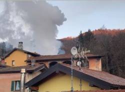 Incendio Cugliate Fabiasco 26 novembre 2020