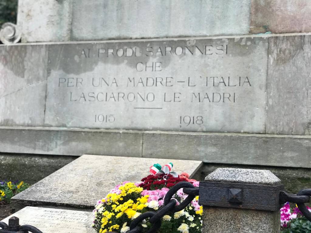 IV Novembre, la commemorazione a Saronno