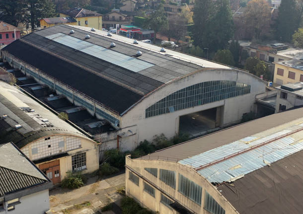 L'area dell'ex Aermacchi di Varese