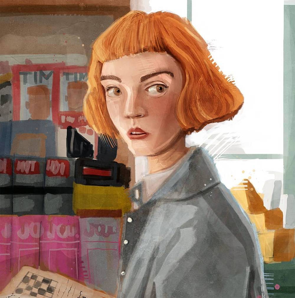 Le illustrazioni de "La regina degli Scacchi" 