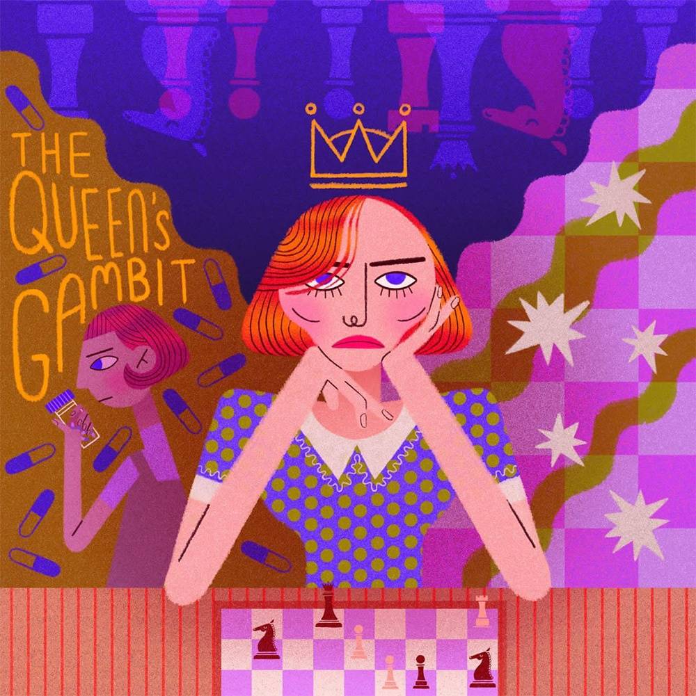 Le illustrazioni de "La regina degli Scacchi" 