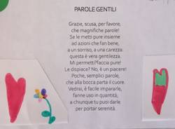 Lissago, i bimbi della scuola dell'infanzia disegnano la gentilezza