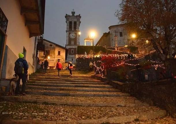 luci di Natale al Sacro Monte