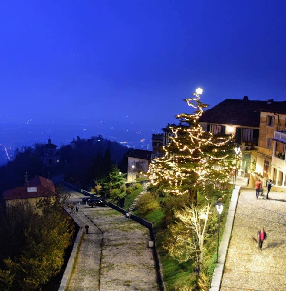 luci di Natale al Sacro Monte