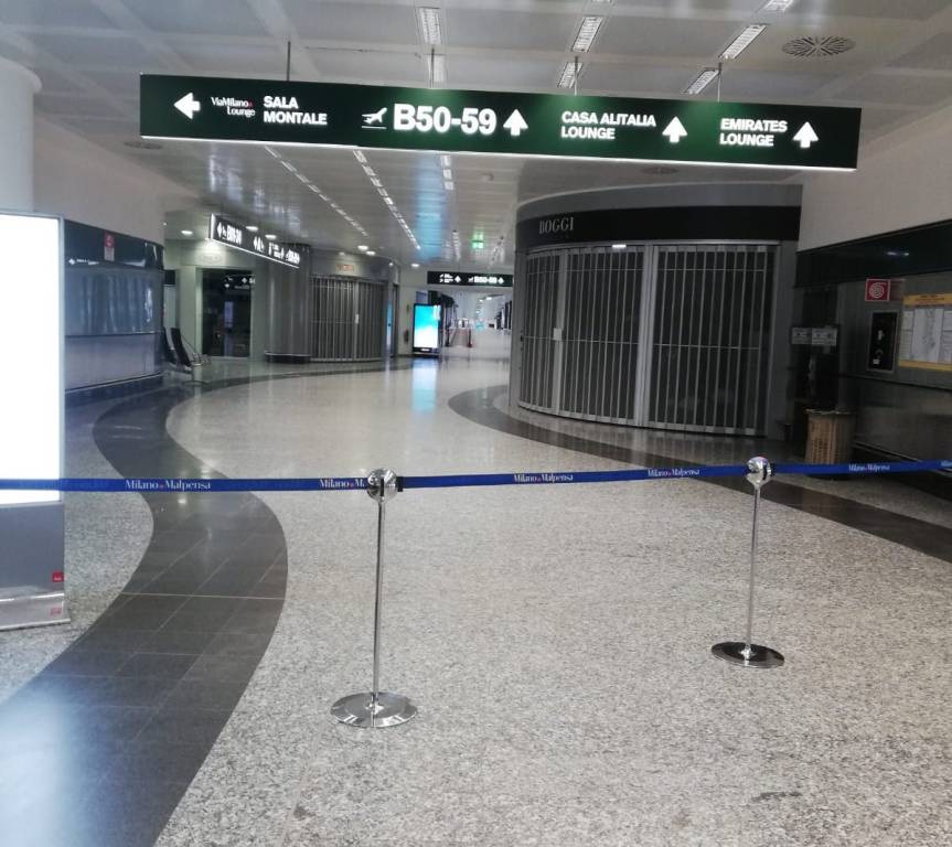 Malpensa lockdown novembre 2020