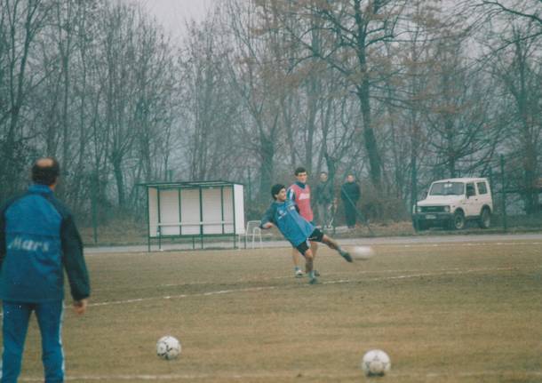Maradona al campo sportivo di Albizzate