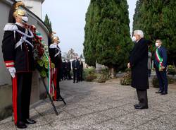 Mattarella al cimitero di Castegnato