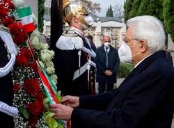 Mattarella al cimitero di Castegnato