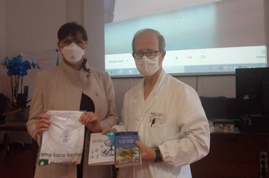 Medici e infermieri dell'Asst Valle Olona all'ospedale in Fiera