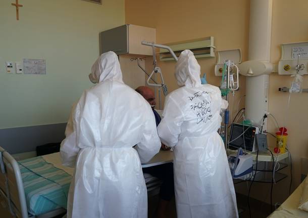 Nella pneumologia covid dell'ospedale di Varese