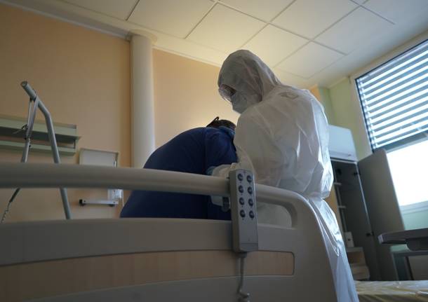 Nella pneumologia covid dell'ospedale di Varese