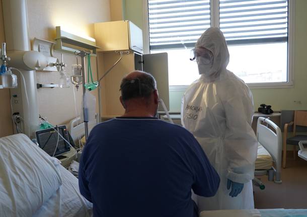 Nella pneumologia covid dell'ospedale di Varese