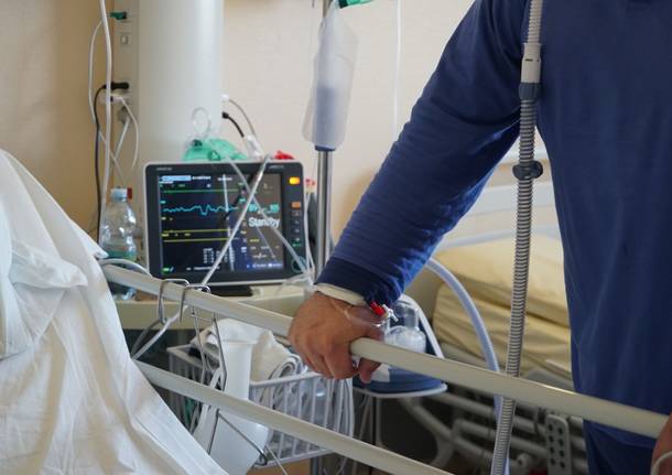 Nella pneumologia covid dell'ospedale di Varese