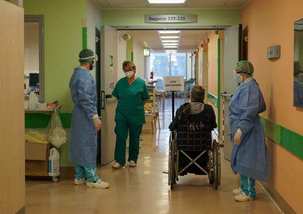 Nella pneumologia covid dell'ospedale di Varese