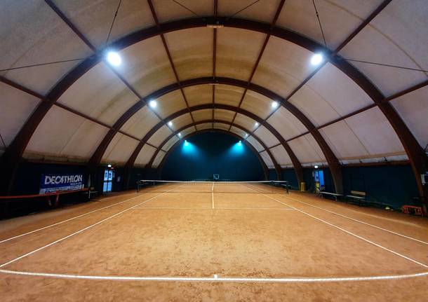 Nuova illuminazione a led per il centro sportivo di via Melzi a Rescaldina