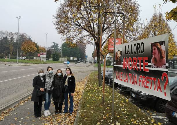 Parabiago, manifestazione Bianca e Pietro