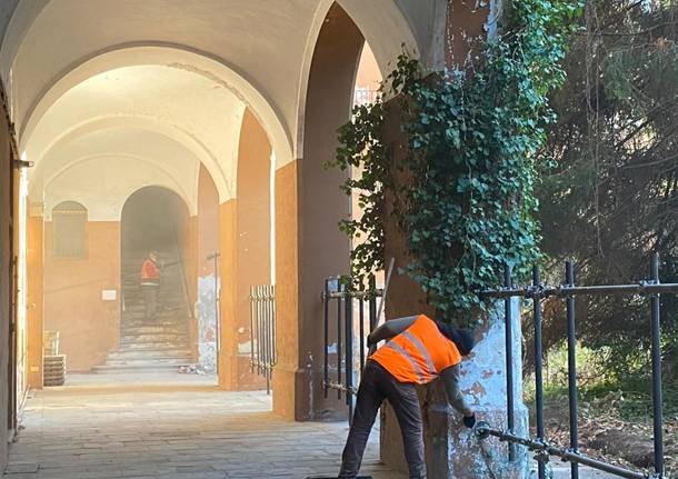 Primi lavori alla caserma Garibaldi