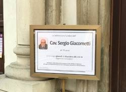 A Saronno l’ultimo addio a Sergio Giacometti