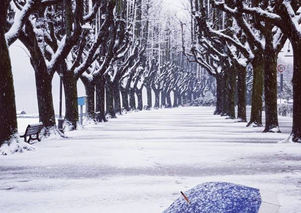 Angera e la neve