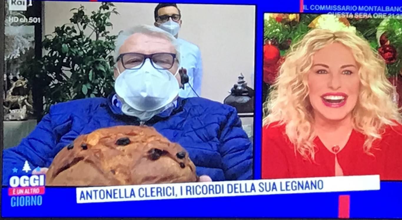 Antonella Clerici porta Legnano in TV