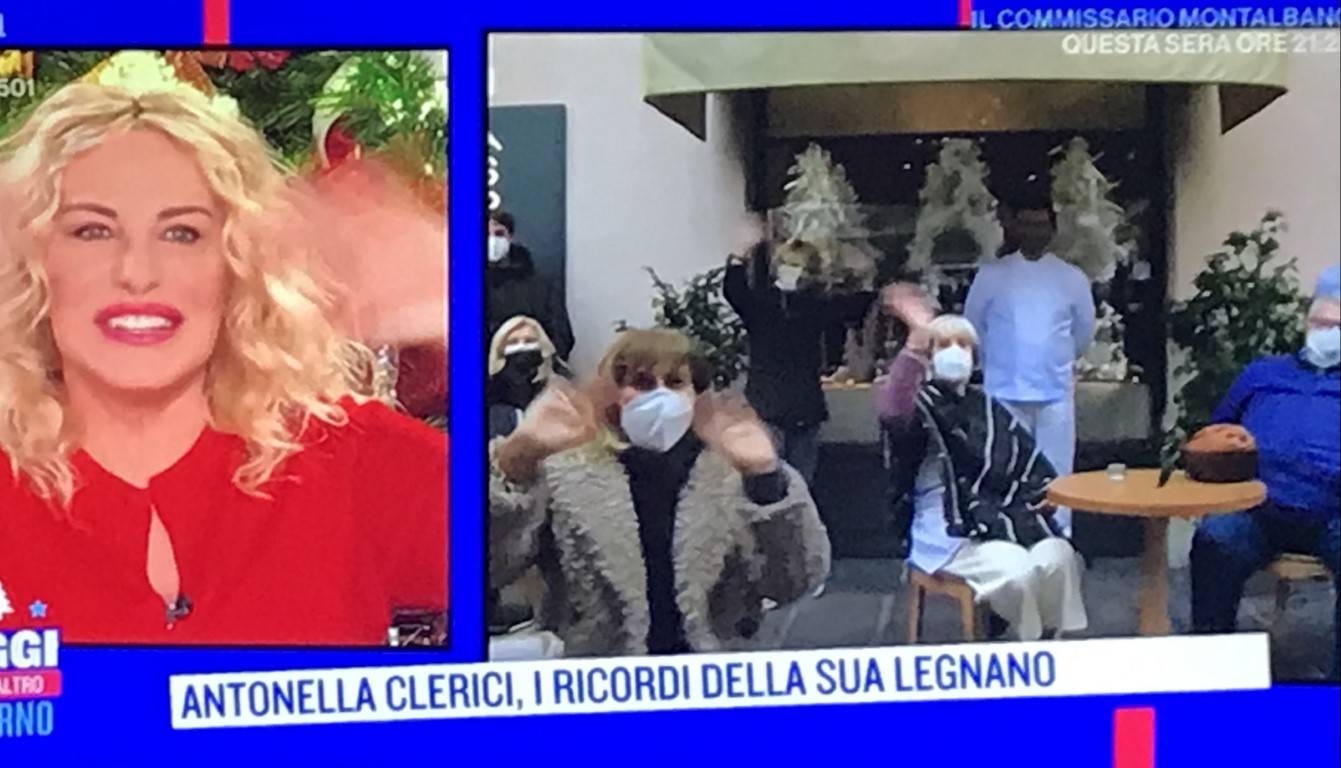 Antonella Clerici porta Legnano in TV