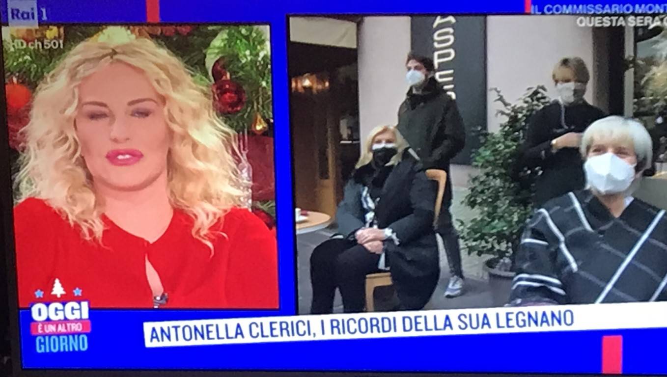 Antonella Clerici porta Legnano in TV