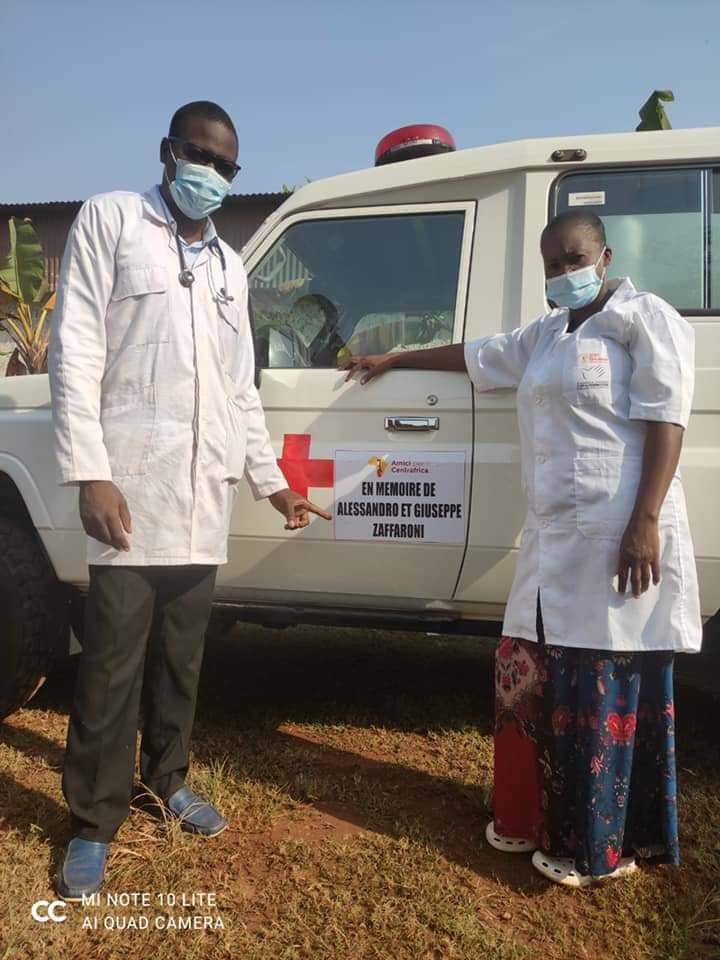 Cislago, un'ambulanza in Repubblica Centrafricana in memoria dei fratelli Zaffaroni
