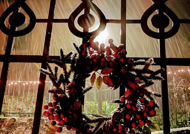 Con la neve, aria di Natale al sacro Monte